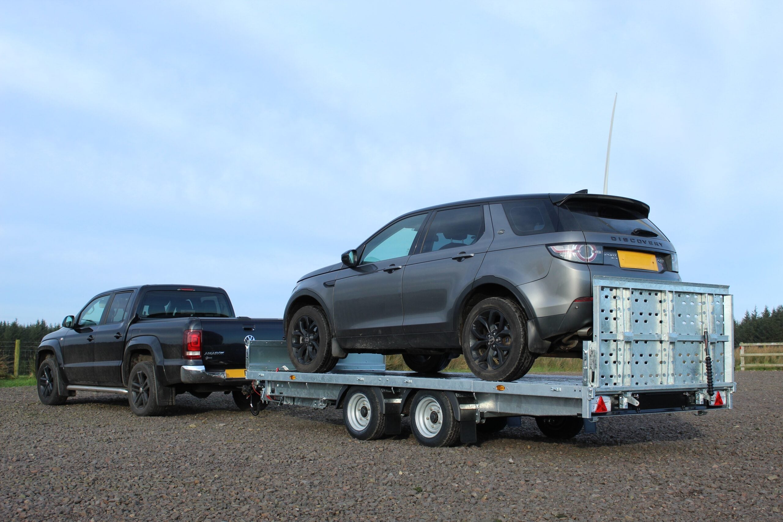 Car Transporter Flat bed Trailer